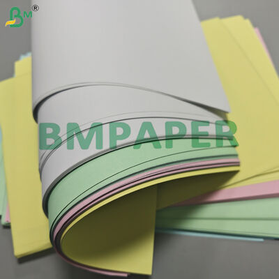 80gsm NCR CFB Żółty Różowy Papier Bezpośredniego Kopiowania Do Druku Cyfrowego 216 x 279mm