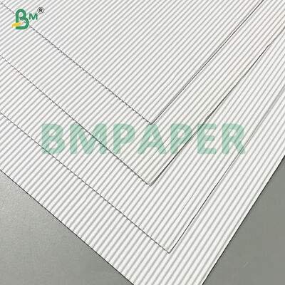 Dwuwarstwowy papier bazowy z tektury falistej makulaturowej, biały papier falisty