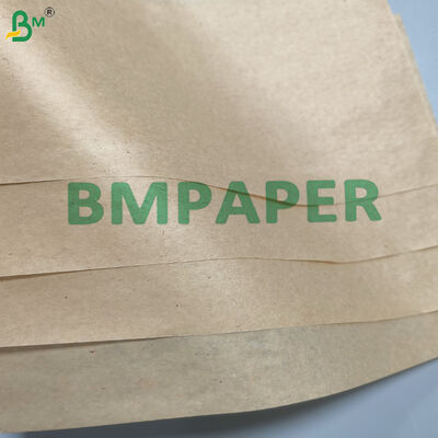 Naturalny Kraft Glass Interleaving Paper Roll 35 - 40gsm Papier oddzielający przeciw pleśni dla samochodowego szkła powlekanego PV