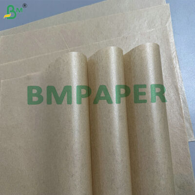 Wodoodporny i olejodporny Niestandardowo wydrukowany 35-50 gm Kraft + 6-15 gm PE powlekany papier Kraft do opakowania jednorazowych sztućców markowych